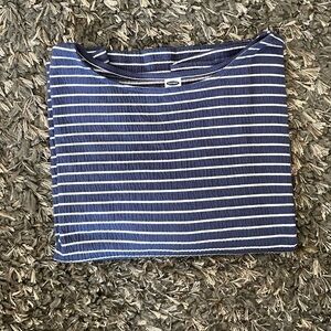 OLD NAVY Striped Quarter Sleeve Top | XS